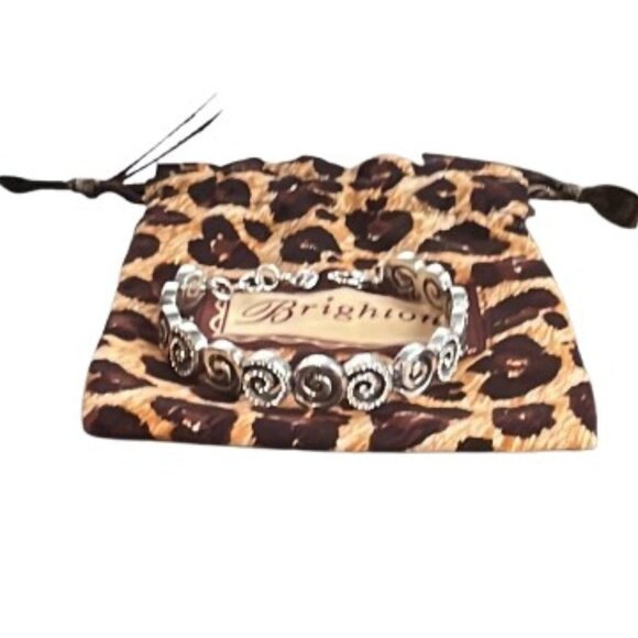 Brighton Sterling Silver Swirl Link Bracelet (RETIRED) - LNC - Picture 8 of 9